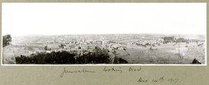 Gerusalemme vista verso ovest, 14 dicembre 1917